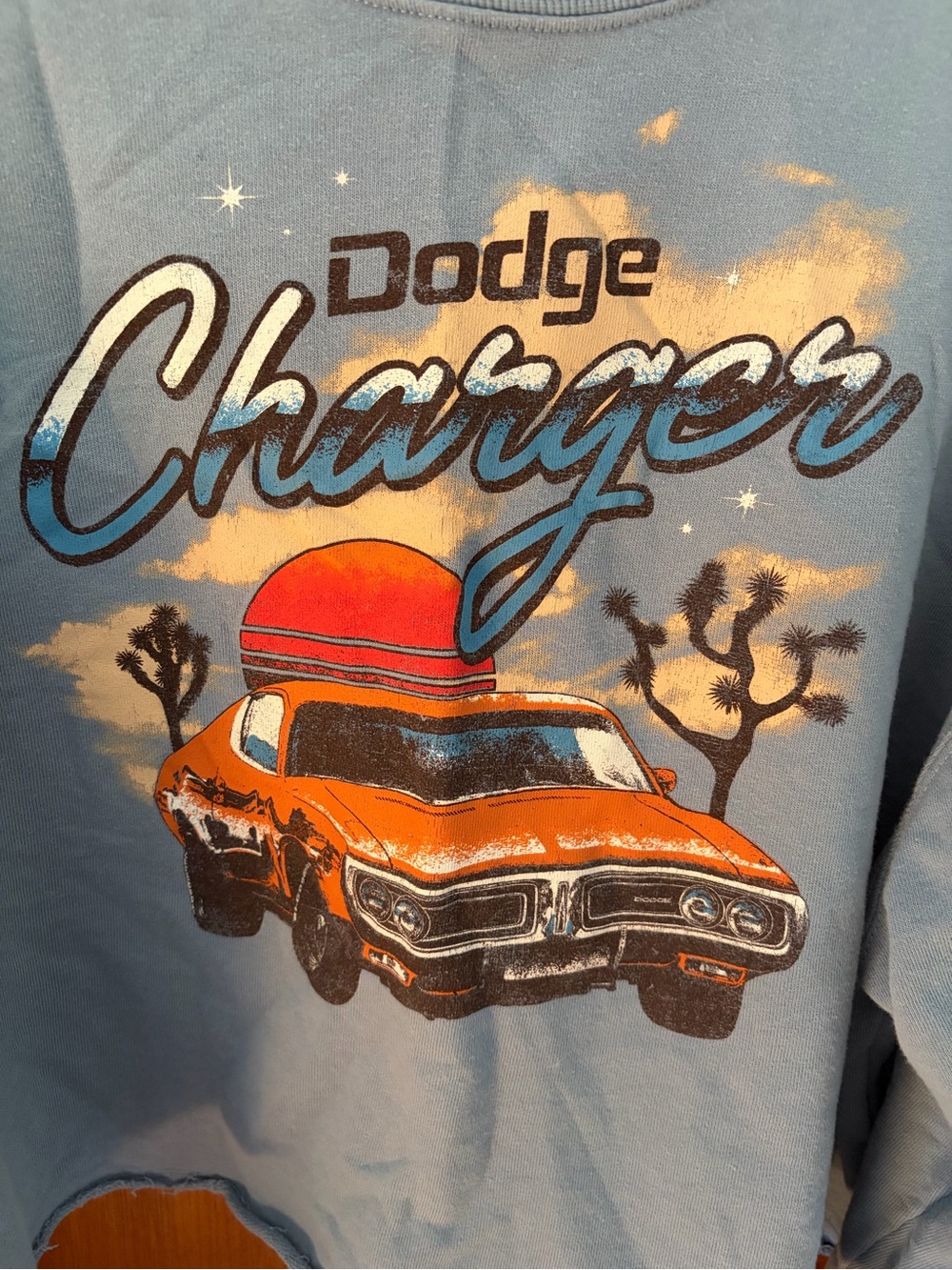 Cropped Dodge Charger Crewneck - Picture 2 of 5